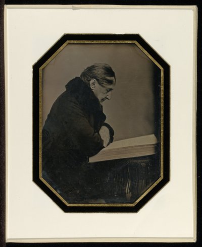 Self-Portrait with a Folio Volume by Jean Gabriel Eynard